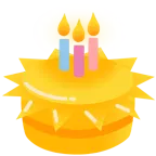 faccina sole + torta di compleanno