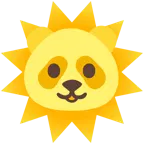faccina sole + panda