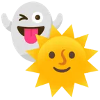 faccina sole + fantasma