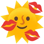 faccina sole + impronta della bocca
