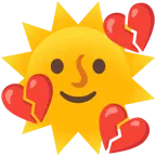 faccina sole + cuore infranto