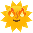 faccina sole + fuoco