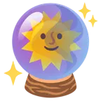 faccina sole + sfera di cristallo