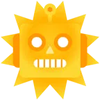 faccina sole + faccina di robot