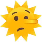 faccina sole + faccina bugiarda