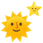 faccina sole + stella