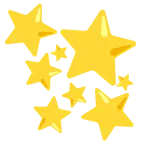 glowing star + glowing star
