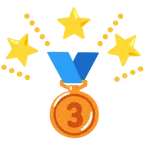 stella che brilla + medaglia di bronzo