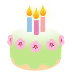 fiore di ciliegio + torta di compleanno