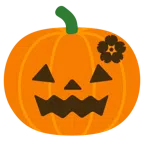 fiore di ciliegio + zucca di Halloween