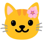 fiore di ciliegio + muso di gatto
