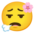 fiore di ciliegio + faccina che espira