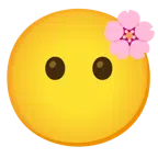 fiore di ciliegio + faccina senza bocca