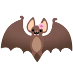 fiore di ciliegio + pipistrello