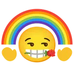rosa + arcobaleno