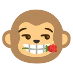 rosa + muso di scimmia