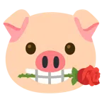rosa + muso di maiale
