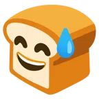 ขนมปัง + ยิ้มเหงื่อตก