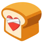 ขนมปัง + หัวใจที่มีการซ่อมแซม