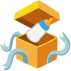 Geschenk + Babyflasche