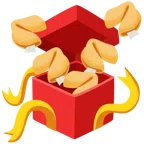 Geschenk + Glückskeks