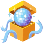 Geschenk + Discokugel