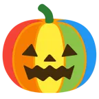 zucca di Halloween + arcobaleno
