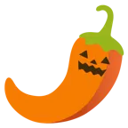 zucca di Halloween + peperoncino