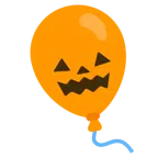 zucca di Halloween + palloncino