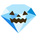 zucca di Halloween + gemma