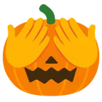 zucca di Halloween + non vedo