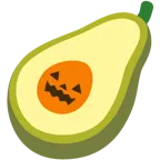 zucca di Halloween + avocado