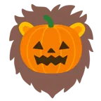 zucca di Halloween + leone