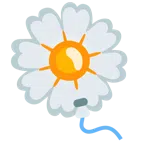 Luftballon + gelbe Blüte