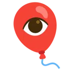 Luftballon + Auge