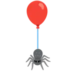 Luftballon + Spinne