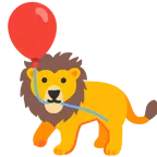 Luftballon + Löwe