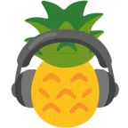 Kopfhörer + Ananas