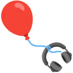 Kopfhörer + Luftballon