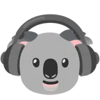 Kopfhörer + Koala