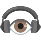 Kopfhörer + Auge