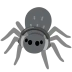 Kopfhörer + Spinne