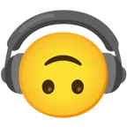 Kopfhörer + umgekehrtes Gesicht