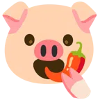 หน้าหมู + พริก