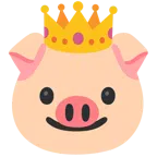 หน้าหมู + มงกุฎ
