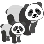 panda + panda