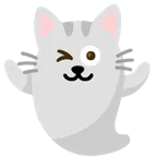 fantasma + muso di gatto