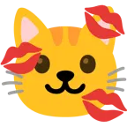 impronta della bocca + muso di gatto