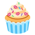 impronta della bocca + cupcake