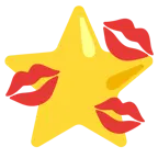 impronta della bocca + stella